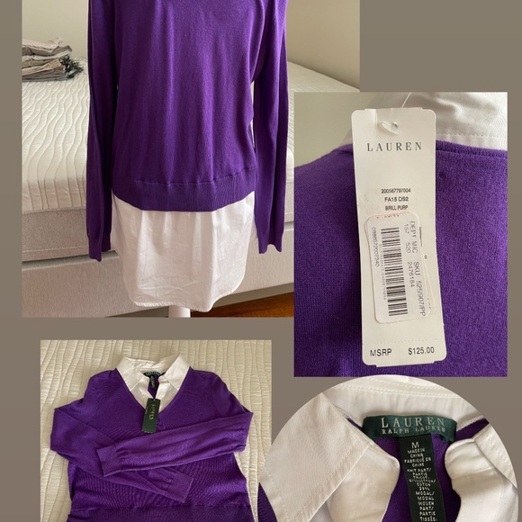 Ralph Lauren 2 tone Long sleeves - Picture 7 of 7